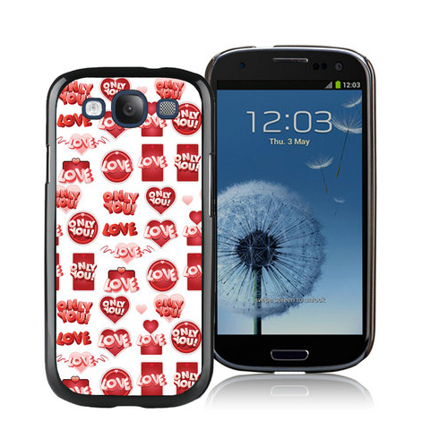 Valentine Just Love Samsung Galaxy S3 9300 Cases CWA | Women
